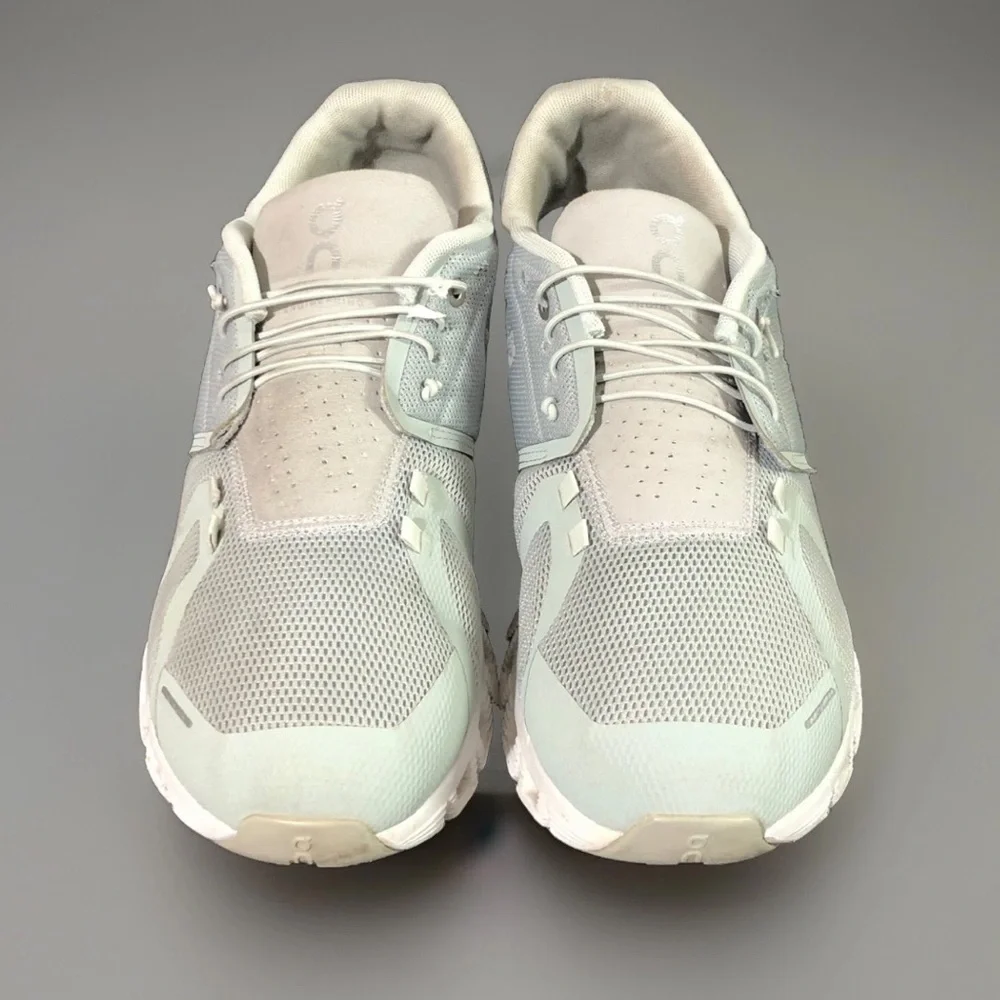 On Running Cloud 5 Glacier White Men's Running Shoes